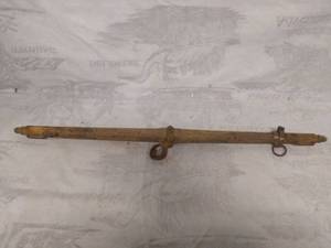 lot 11565 image: Antique Wood and Cast Iron Yoke