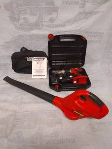 lot 11631 image: Black & Decker Cordless Drill and Blower 18v Battery and Charger
