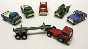 lot 115 image: 1970s Tootsie Toys  Die Cast Jeep, Fire Rescue, Semi Cab & More