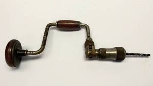 lot 134 image: Old School  Hand Crank Drill