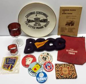 lot 166 image: Butler County KS Collectables  Cassidy, Eldorado, Butler CCC & More