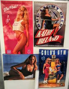 lot 181 image: 1990s Nostalgia Girl Posters  Budweiser, Miller & More