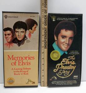lot 193 image: 2 Elvis Presley 8-Track Box Sets  A Candlelight Musical Treasury