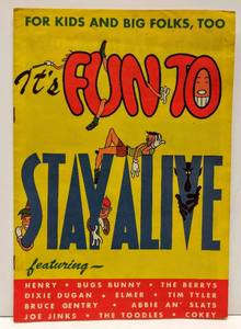lot 207 image: Its Fun to Stay Alive (1948) Comic Books  From The National & The Wichita Automobile Dealers Association