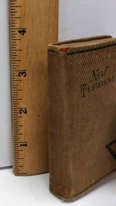lot 219 image: 1917 New Testament Bible