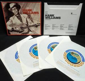 lot 229 image: The Hank Williams Treasury  Box Set  4 LPs  Columbia House  P4S 5616