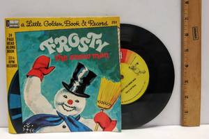 lot 215 image: Frosty the Snowman  A Little Golden Book & Disneyland Record