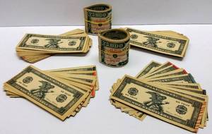 lot 237 image: 2 Brands of Vintage Play Money  Hunky-Dory Smackers & Whitman Publishing