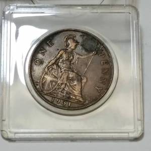 lot 256 image: 1931 United Kingdom Bronze Penny