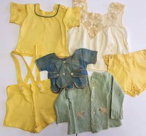 lot 268 image: Adorable  Vintage BabyChildrens Clothes