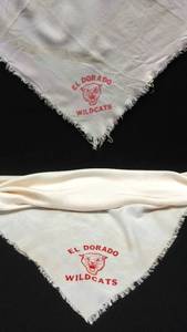 lot 273 image: 2 Vintage Eldorado Wildcats  Scarves