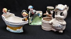 lot 280 image: Vintage Planters  Adorable