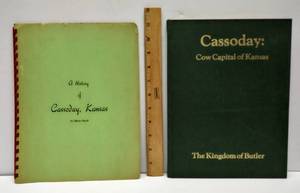 lot 287 image: 2 Amazing Books About Cassoday Kansas