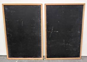 lot 298 image: 2 Chalk Boards  3 Ft. Tall