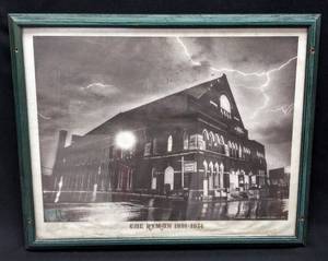 lot 16 image: Framed Photo of the Ryman Auditorium (aka Grand Ole Opry House 1891-1974)