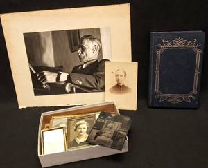 lot 90 image: The Wichers Family Album Book & Family Photos