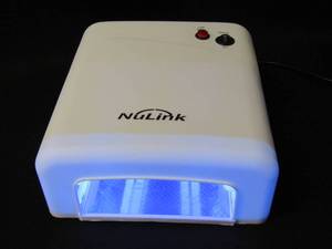 lot 5817 image: 36W UV Salon Ultraviolet Lamp  Nail Acrylic, Gel Cure, WTimer Dryer & Bulbs