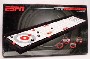 lot 5955 image: ESPN Tabletop Shuffleboard And Curling Game