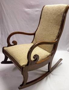 lot 5839 image: Vintage Wood Rocking Chair