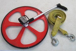 lot 5859 image: Kapro Measuring Wheel & Tow Strap
