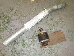 lot 5878 image: Electric Motor and Exhaust Pipe