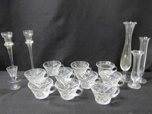 lot 5474 image: Elegant Glass Lot  Fun & Pretty Treasures
