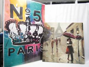 lot 5492 image: Paris Themed Art- Pictures
