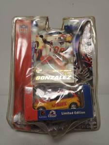 lot 5923 image: Tony Gonzales Kansas City Chiefs Hall of Famer- Card and Diecast   Sealed
