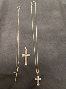 lot 5912 image: Silver Cross Lot-  Some or All Marked