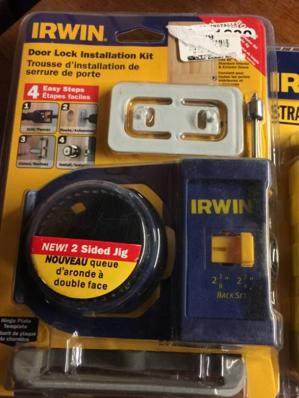 Irwin Straight Line And Irwin Door Lock Installation Kit 24