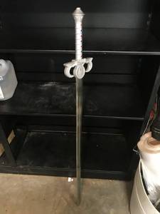 lot 1120 image: METAL SWORD LED LIGHT