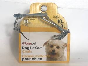 lot 1159 image: BASSPET DOG TIE OUT CHAIN