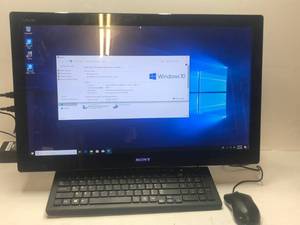 lot 1195 image: SONY VAIO ALL IN ONE ( WIN 10 - INTEL i5 - 8GB - 1TB HDD) COMPLETE SYSTEM