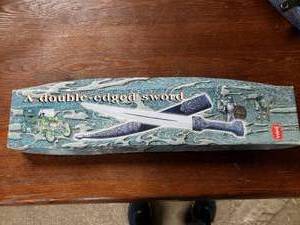 lot 5418 image: Double Edged Sword in Sheath