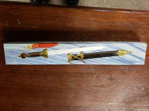 lot 5419 image: Double Edged Sword in Sheath