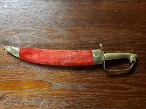 lot 5421 image: Small Horse Head Knife with Sheath