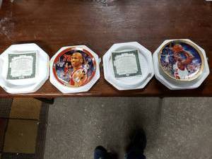 lot 5471 image: The Upper Deck Company Limited Edition Michael Jordan Commemorative Plate. And Bradford Exchange.