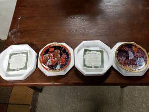 lot 5472 image: The Upper Deck Company Limited Edition Michael Jordan Commemorative Plate. And Bradford Exchange.
