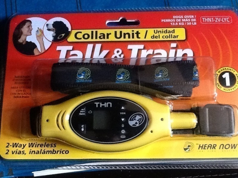 lot 143 image: Talking train dog collar unit  as pictured
