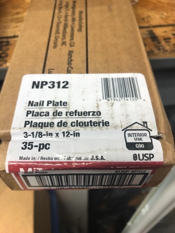 lot 177 image: Case of 35 nail plates great for framing  or use your imagination