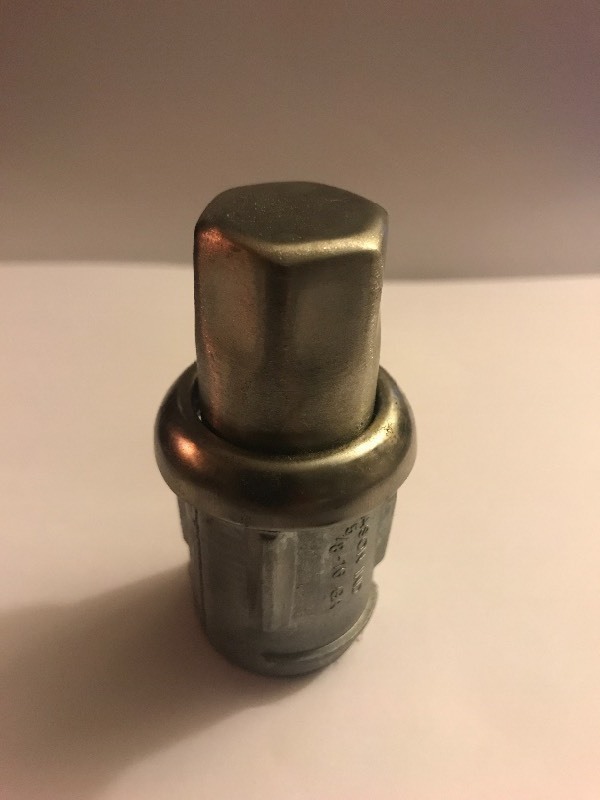 lot 180 image: Set of four new stainless steel equipment and table adjustable leg sockets