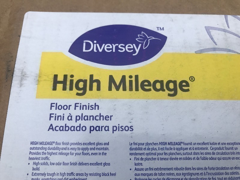 lot 19 image: 5 gallons of wood floor finish as picture retails for $149