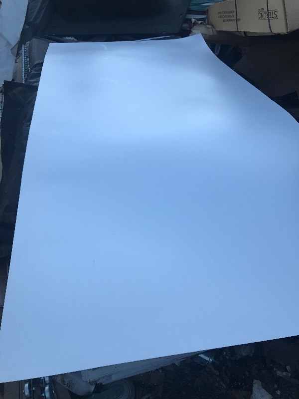 lot 22 image: Two sheets of 4 x 8 plastic not for sure about make up flexible enough to roll for easy transport will come world  easy loading