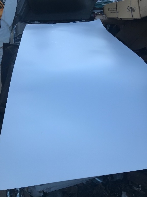 lot 23 image: Two sheets of 4 x 8 plastic not for sure about make up flexible enough to roll for easy transport will come world  easy loading