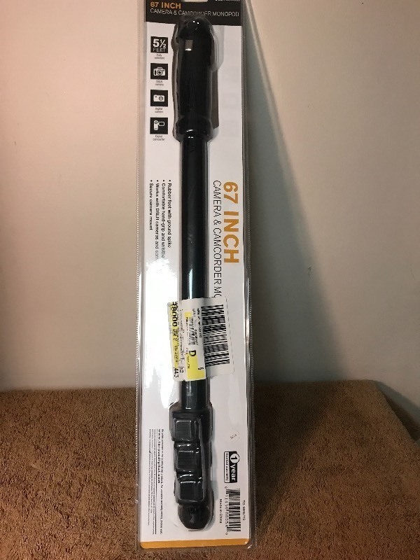 lot 28 image: New mono pod for camera or use as Walkingstick