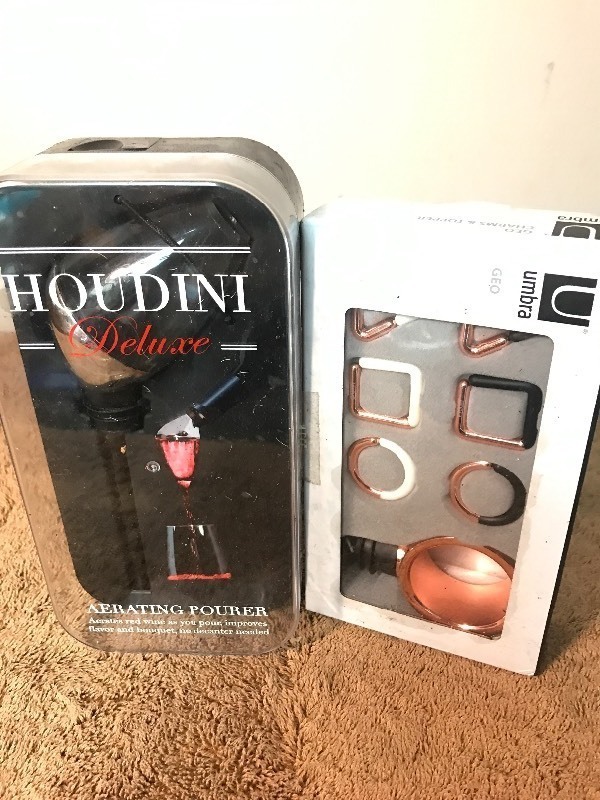 lot 30 image: Wine accessories great gift or stocking stuffers