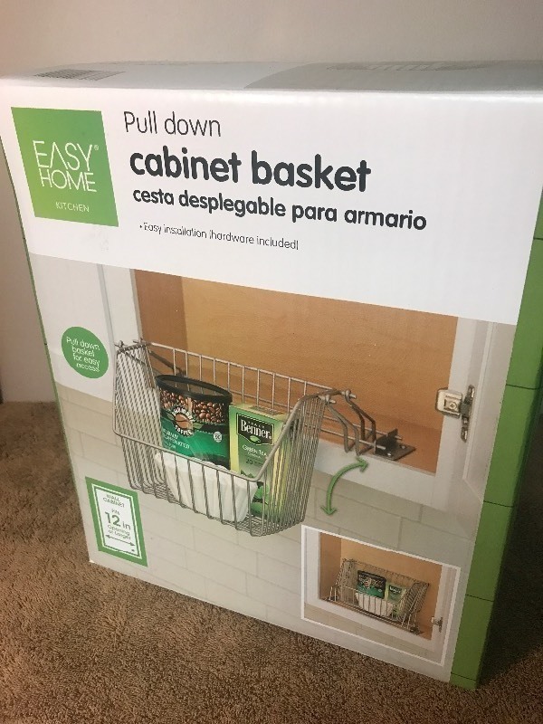 lot 33 image: New cabinet organizing baskets as pictured