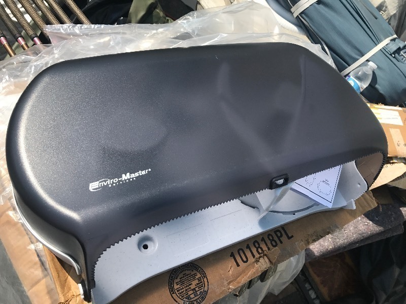 lot 405 image: Two new bathroom paper dispensers as pictured