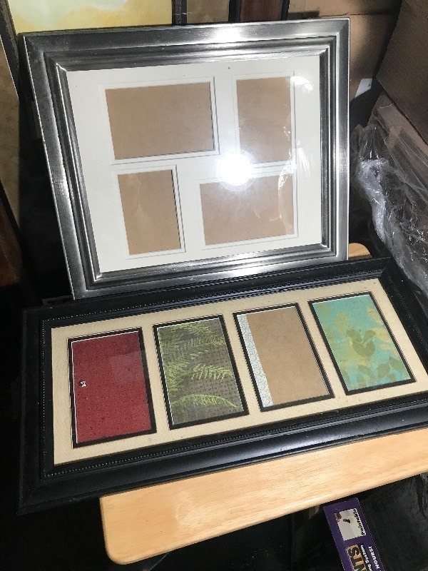 lot 590 image: To family picture frames are use your imagination