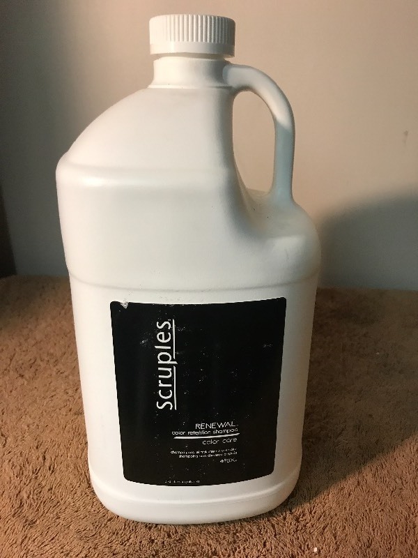 lot 679 image: 1 gallon of high dollar hair care shampoo as pictured